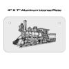 4 X 7 Aluminum License Plate  Thumbnail
