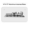 4 X 7 Aluminum License Plate  Thumbnail
