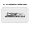 4 X 7 Aluminum License Plate  Thumbnail