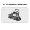 4 X 7 Aluminum License Plate  Thumbnail