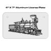 4 X 7 Aluminum License Plate  Thumbnail