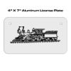 4 X 7 Aluminum License Plate  Thumbnail