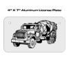 4 X 7 Aluminum License Plate  Thumbnail