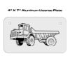 4 X 7 Aluminum License Plate  Thumbnail
