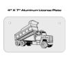 4 X 7 Aluminum License Plate  Thumbnail