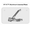 4 X 7 Aluminum License Plate  Thumbnail