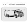 4 X 7 Aluminum License Plate  Thumbnail