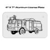 4 X 7 Aluminum License Plate  Thumbnail