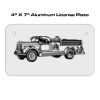 4 X 7 Aluminum License Plate  Thumbnail