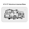 4 X 7 Aluminum License Plate  Thumbnail