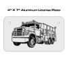 4 X 7 Aluminum License Plate  Thumbnail