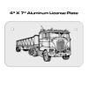 4 X 7 Aluminum License Plate  Thumbnail