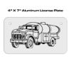 4 X 7 Aluminum License Plate  Thumbnail