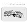 4 X 7 Aluminum License Plate  Thumbnail