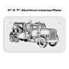 4 X 7 Aluminum License Plate  Thumbnail