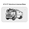 4 X 7 Aluminum License Plate  Thumbnail