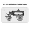 4 X 7 Aluminum License Plate  Thumbnail