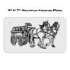 4 X 7 Aluminum License Plate  Thumbnail
