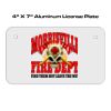 4 X 7 Aluminum License Plate  Thumbnail