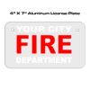 4 X 7 Aluminum License Plate  Thumbnail