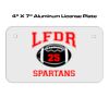 4 X 7 Aluminum License Plate  Thumbnail