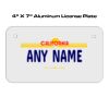 4 X 7 Aluminum License Plate  Thumbnail