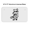 4 X 7 Aluminum License Plate  Thumbnail