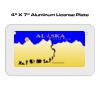 4 X 7 Aluminum License Plate  Thumbnail