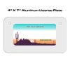 4 X 7 Aluminum License Plate  Thumbnail