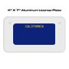 4 X 7 Aluminum License Plate  Thumbnail