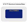 4 X 7 Aluminum License Plate  Thumbnail