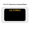 4 X 7 Aluminum License Plate  Thumbnail