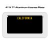 4 X 7 Aluminum License Plate  Thumbnail