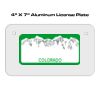 4 X 7 Aluminum License Plate  Thumbnail