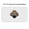 4 X 7 Aluminum License Plate  Thumbnail