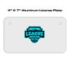 4 X 7 Aluminum License Plate  Thumbnail