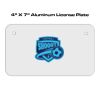 4 X 7 Aluminum License Plate  Thumbnail