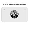 4 X 7 Aluminum License Plate  Thumbnail