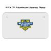 4 X 7 Aluminum License Plate  Thumbnail