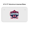 4 X 7 Aluminum License Plate  Thumbnail
