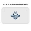 4 X 7 Aluminum License Plate  Thumbnail