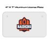 4 X 7 Aluminum License Plate  Thumbnail