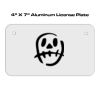 4 X 7 Aluminum License Plate  Thumbnail