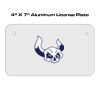 4 X 7 Aluminum License Plate  Thumbnail