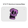 4 X 7 Aluminum License Plate  Thumbnail