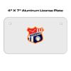 4 X 7 Aluminum License Plate  Thumbnail