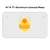4 X 7 Aluminum License Plate  Thumbnail