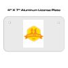 4 X 7 Aluminum License Plate  Thumbnail