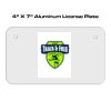 4 X 7 Aluminum License Plate  Thumbnail