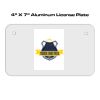 4 X 7 Aluminum License Plate  Thumbnail
